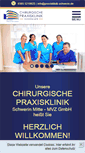 Mobile Screenshot of praxisklinik-schwerin.de