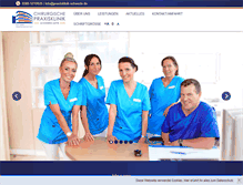 Tablet Screenshot of praxisklinik-schwerin.de